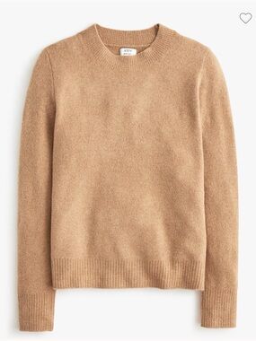 J. Crew Factory Camel Crewneck Sweater